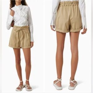 NWT TWP High Waist Tan Shorts